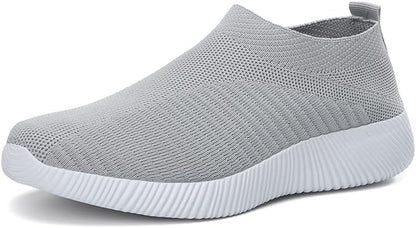 Chaussures De Tennis Légères Athlétiques Décontractées À Enfiler Pour Femme