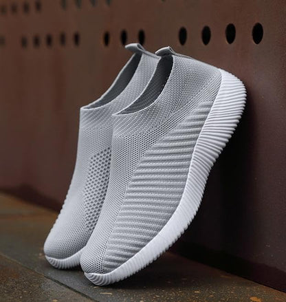 Chaussures De Tennis Légères Athlétiques Décontractées À Enfiler Pour Femme