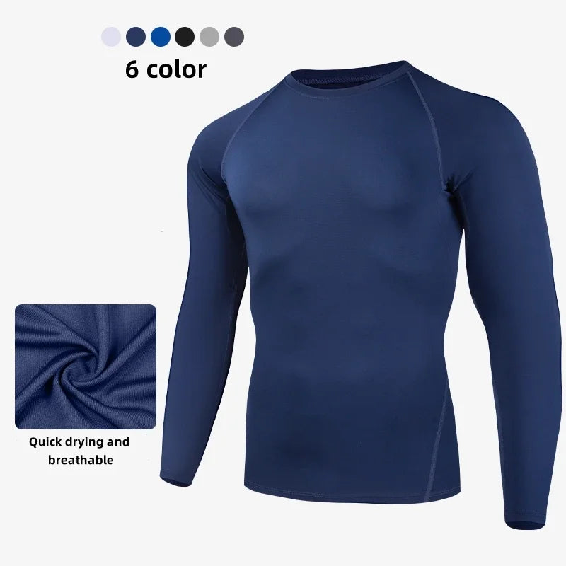 New Running Long-Sleeved T-Shirt, Soft Fabric, Comfortable for Exercise